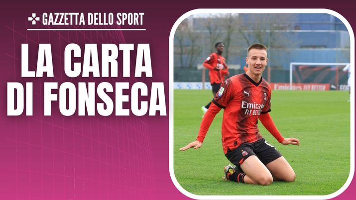 Francesco Camarda, attaccante del Milan Futuro Fonseca