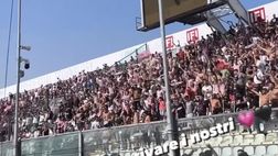 VIDEO Modena-Palermo, il muro rosanero si scalda: i tifosi al “Braglia” così