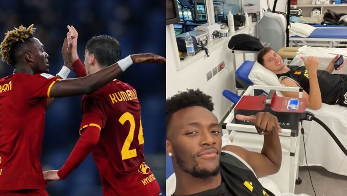 Abraham, continua il recupero insieme a Kumbulla: “Compagno di riabilitazione” - immagine 1