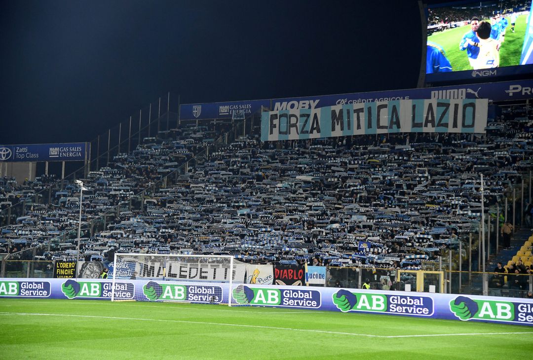 Tifosi Lazio a Parma