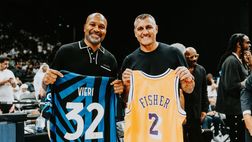 Abu Dhabi, Serie A incontra Nba. Vieri regala la 32 dell’Inter a Fisher dei Lakers