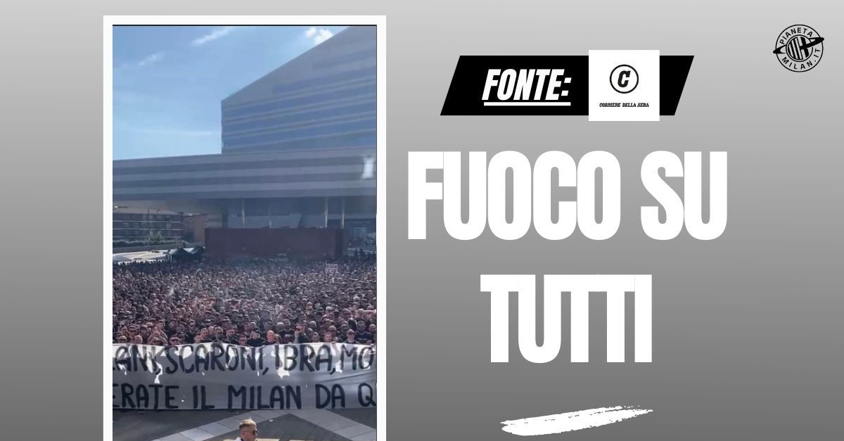 Milan, la contestazione dei tifosi: invocato Maldini, da Furlani a Ibra tutti colpevoli Milan, la contestazione dei tifosi: invocato Maldini, da Furlani a Ibra tutti colpevoli