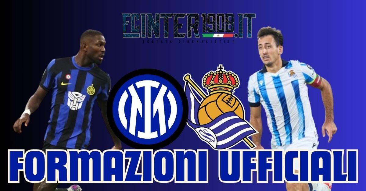 Inter-Real Sociedad, le formazioni ufficiali