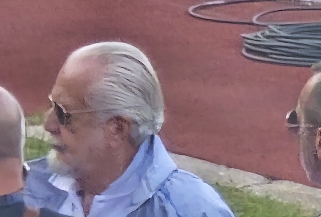 ADL a bordocampo per seguire la prima amichevole del suo Napoli – LA FOTOGALLERY- immagine 1