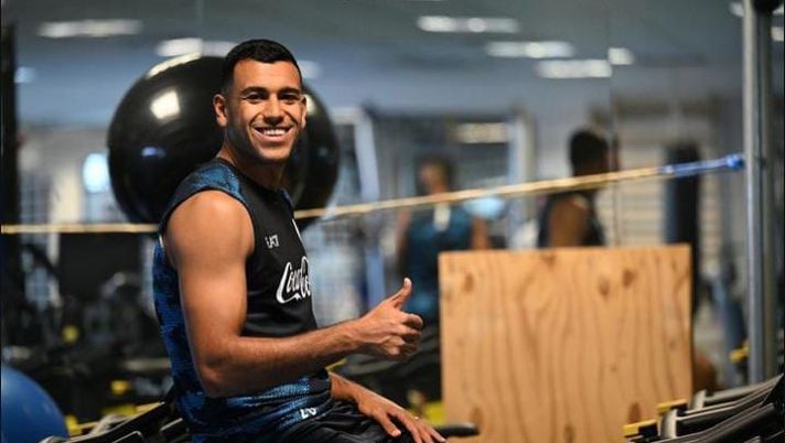 FOTO Cheddira entusiasta di Napoli: “Primi passi in questa straordinaria realtà” - immagine 1