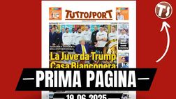 Prima pagina Tuttosport: “La Juventus da Trump: Casa Bianconera”