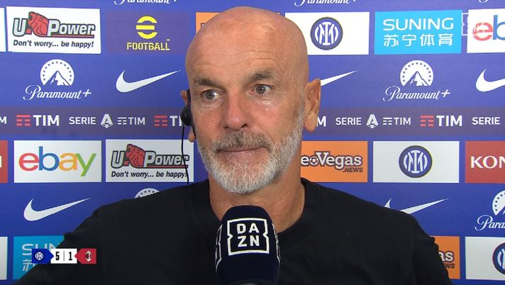 Pioli: “Inter ha meritato, noi bene fino al 75′. Nei primi 4 minuti palla solo al Milan” - immagine 1
