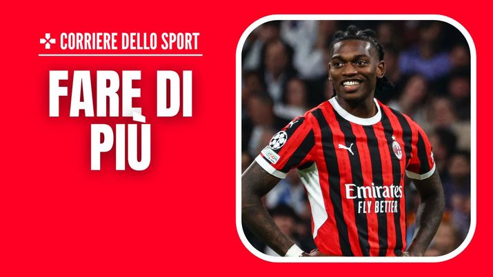 Rafael Leao AC Milan Real Madrid-Milan 1-3 Champions League 2024-2025