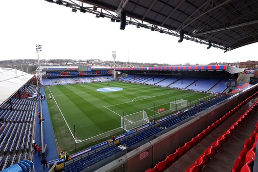 Vista generale dell'interno dello stadio prima della partita di Premier League tra Crystal Palace e Wolverhampton Wanderers al Selhurst Park il 22 febbraio 2026 a Londra. (Foto di Paul Harding/Getty Images) Crystal Palace Selhurst Park