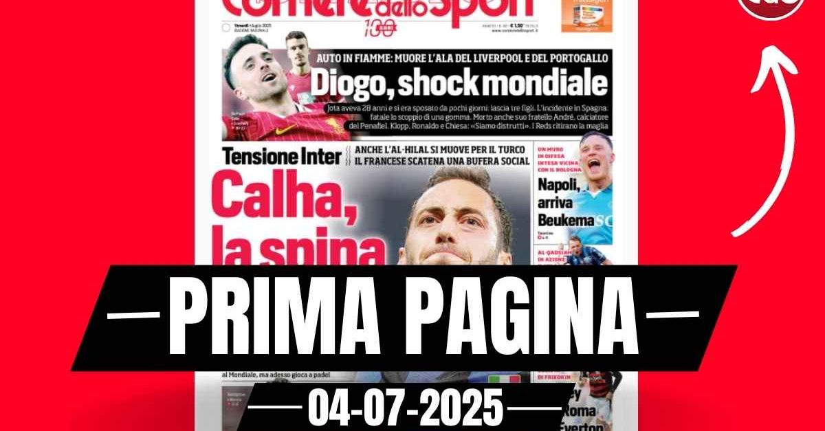 Prima pagina Corriere dello Sport: Retegui principe d’Arabia Prima pagina Corriere dello Sport: Retegui principe d’Arabia
