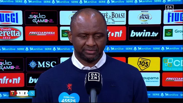 Genoa, Vieira in conferenza: “Balotelli? Ho pensato di metterlo. Ma il calcio…” - immagine 1
