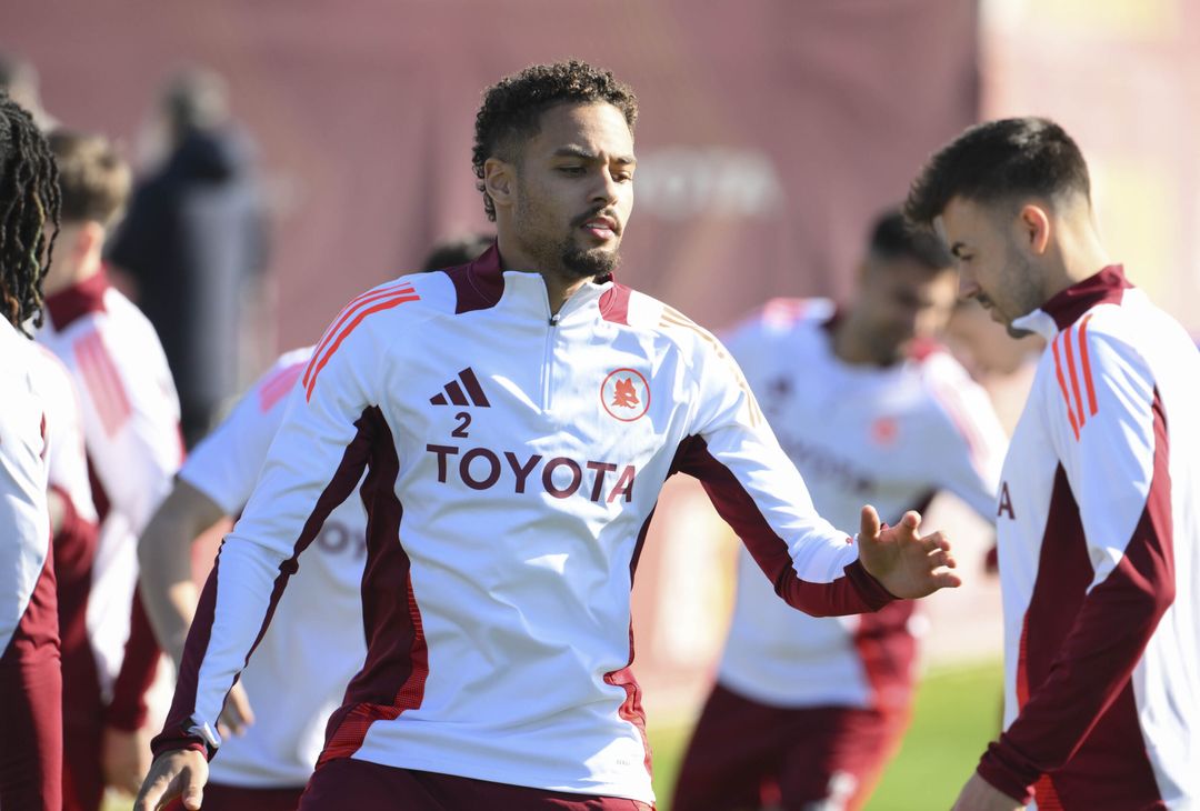 Trigoria, la rifinitura in vista dell’Eintracht Francoforte – FOTO GALLERY - immagine 20