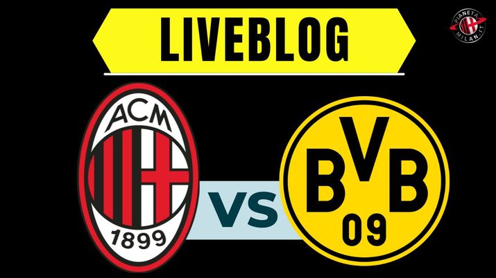 Milan-Borussia Dortmund Champions League 2023-2024 social liveblog