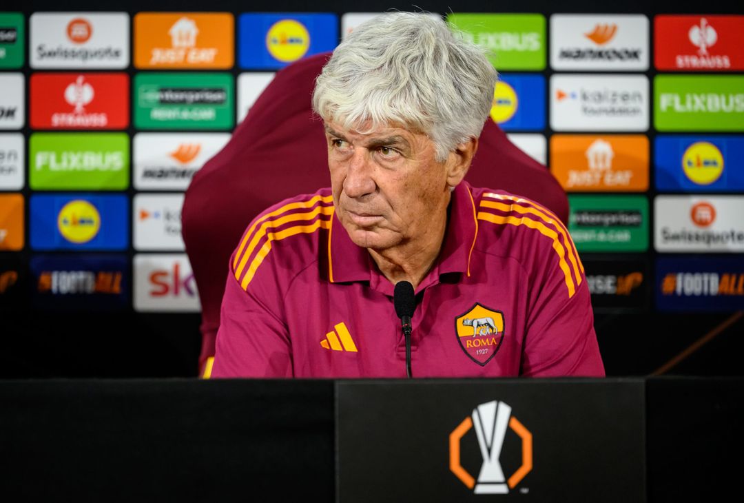 Roma-Lille, la conferenza stampa di Gasperini e Ndicka – FOTO GALLERY - immagine 10