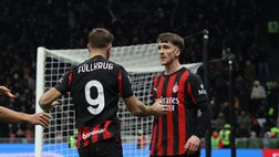 Milan-Lecce 1-0: decide Fullkrug. Infortunio Saelemaekers: da valutare per la Roma