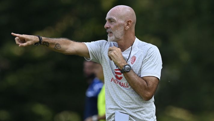 Stefano Pioli AC Milan amichevole Milan-Novara 4-2 precampionato 2023-2024