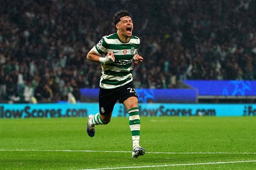 Lisbona, Portogallo - 17 marzo 2026: Maximiliano Araujo dello Sporting Clube de Portugal esulta dopo aver segnato il 4-0 per la sua squadra nel ritorno degli ottavi di finale della Champions League tra Sporting Clube de Portugal e Bodø/Glimt all'Estadio José Alvalade. (Foto di Gualter Fatia/Getty Images) L’importanza dell’Alvalade: il rendimento europeo in casa dello Sporting Lisbona- immagine 2