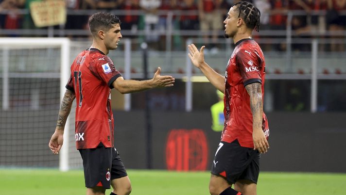 Christian Pulisic Okafor AC Milan Milan-Torino 4-1 Serie A 2023-2024