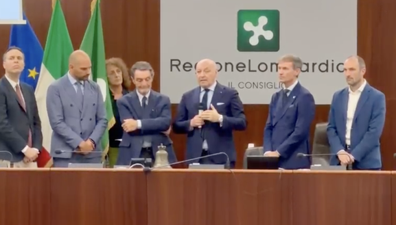 L’Inter premiata da Regione Lombardia: Marotta alla cerimonia a Palazzo Pirelli- immagine 2