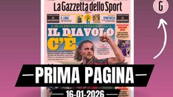 Prima pagina Gazzetta dello Sport: “Il Diavolo c’è. Il Milan risponde all’Inter”