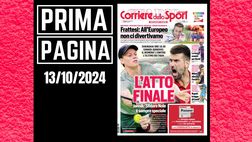 Prima pagina Corriere dello Sport: Milan, allarme Fonseca