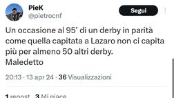 Torino-Juventus 0-0, reazioni social: “Quando ci ricapita? Mannaggia a Lazaro”