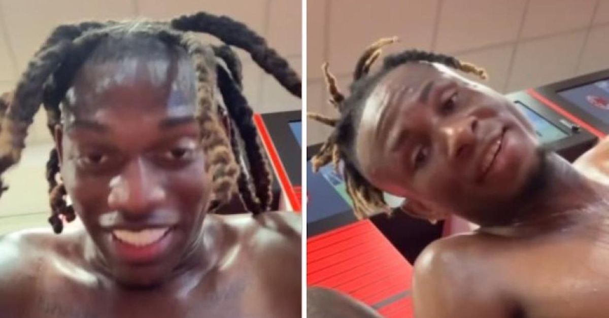 milan leao e chukwueze stremati dopo l8217allenamento con allegri video
