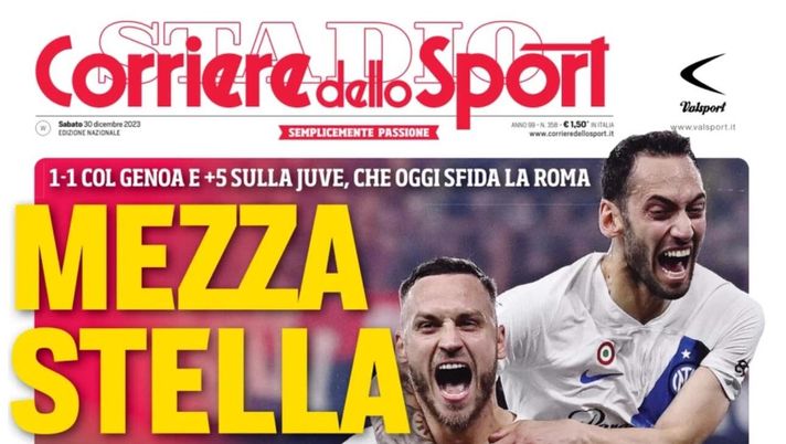 prima pagina corriere dello sport