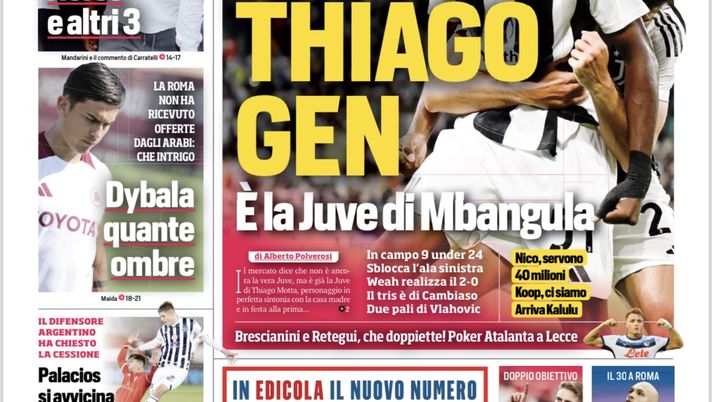 PRIMA PAGINA IL CORRIERE DELLO SPORT OGGI: “Napoli, Neres e altri tre” - immagine 1