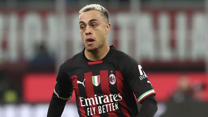 Sergiño Dest AC Milan Milan-Torino 0-1 Coppa Italia 2022-2023