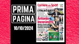 Prima pagina Corriere dello Sport: “Kvara e Totti incoronano Conte”