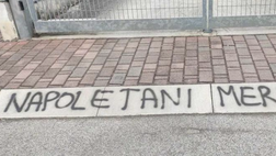 Verona, scritte contro napoletani che avevano esposto striscione scudetto