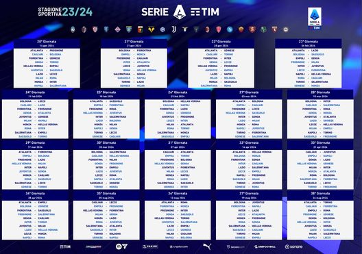 Calendario Serie A 2023/2024: inizio col Monza, Milan alla quarta. Ultima a Verona - immagine 2