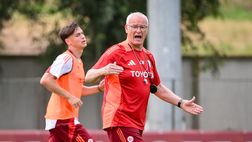 Trigoria, l’allenamento a due giorni dal Milan. Ranieri: “Entusiasmo sempre”