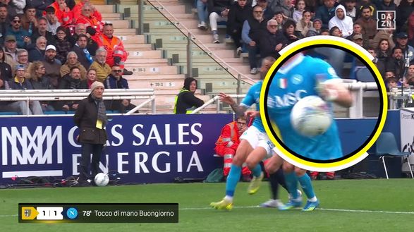 Parma-Napoli, Marelli: “Mano Buongiorno non è da rigore: ecco il motivo”- immagine 3
