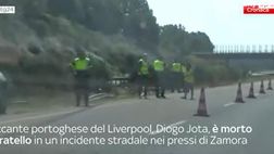 VIDEO / Calcio, Diogo Jota del Liverpool morto in incidente stradale: la ricostruzione