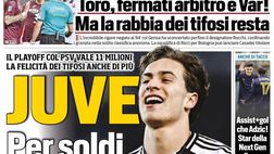 PRIMA PAGINA TUTTOSPORT OGGI: “Juve, per soldi e per amore”
