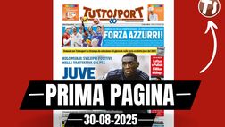 Prima pagina Tuttosport: “Juve, tre giorni da bomber. Il Milan è Allegri”
