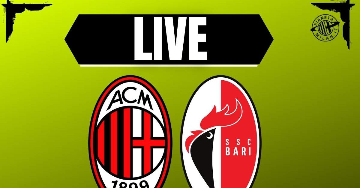 Milan Bari, dove vedere e le probabili formazioni di Coppa Italia | LIVE NEWS