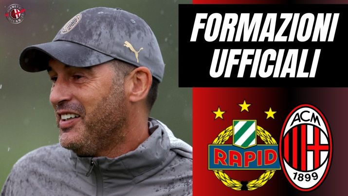 Formazioni ufficiali amichevole Rapid Vienna-Milan Serie A 2024-2025