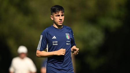 TIRRENIA, ITALY - JUNE 15: Fabiano Parisi of Italy U21 in action during a training session at Centro di Preparazione Olimpica on June 15, 2023 in Tirrenia, Italy. (Photo by Tullio M. Puglia/Getty Images)