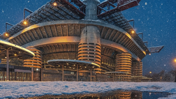 San Siro e Derby, altro che clima infuocato: Inter-Milan sotto la neve