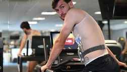 GALLERY Kvaratskhelia ritrova il Napoli: test in palestra e sorrisi per il georgiano