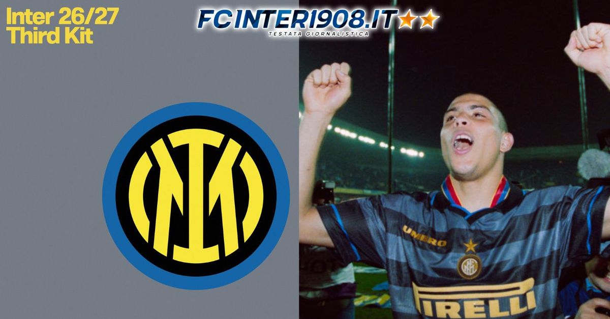 Inter, l'indiscrezione sulla terza maglia 2026/27 fa impazzire i tifosi: torna il grigio... Ronaldo