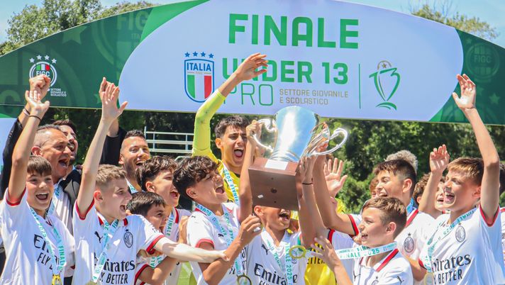 Tirrenia, il Milan Under 13 è campione d’Italia Under 13