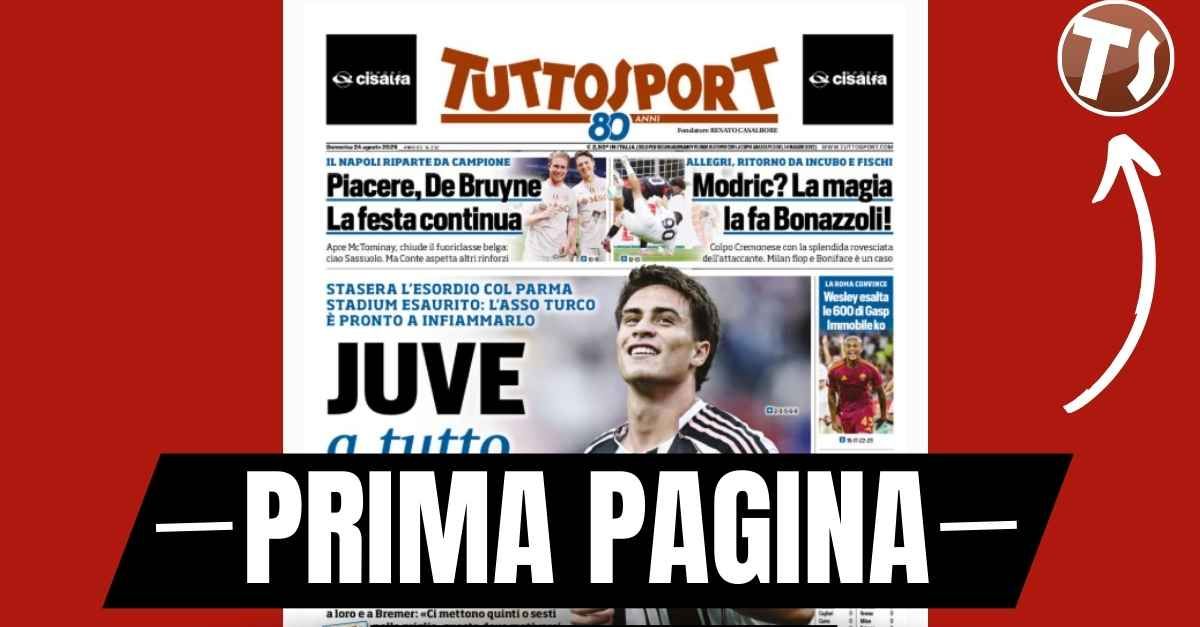 prima pagina tuttosport allegri ritorno da incubo tra i fischi