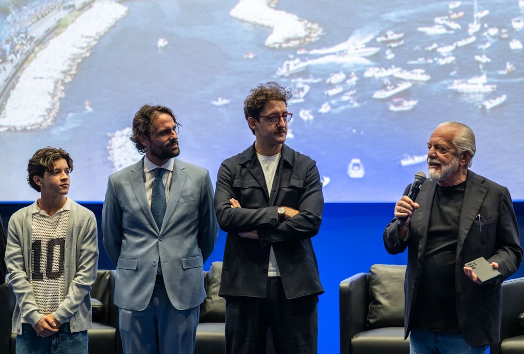 Il Napoli e De Laurentiis presentano in anteprima il film scudetto: le foto GALLERY - immagine 8