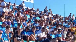 I distinti del Patini si riempiono a mezz’ora dagli inizi dell’allenamento