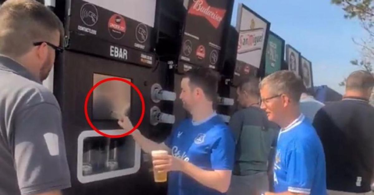 Everton nel futuro: al nuovo stadio la birra te la servi da solo | VIDEO