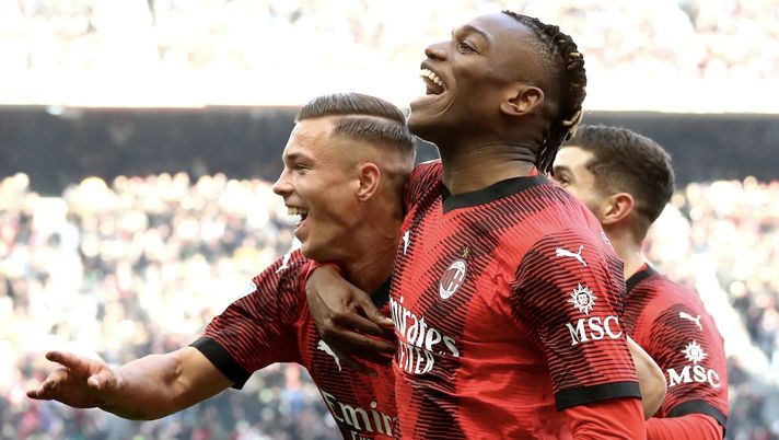 esultanza gol Jan-Carlo Simic AC Milan Milan-Monza 3-0 Serie A 2023-2024